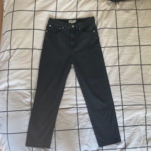 Madewell Classic Straight Jeans Black